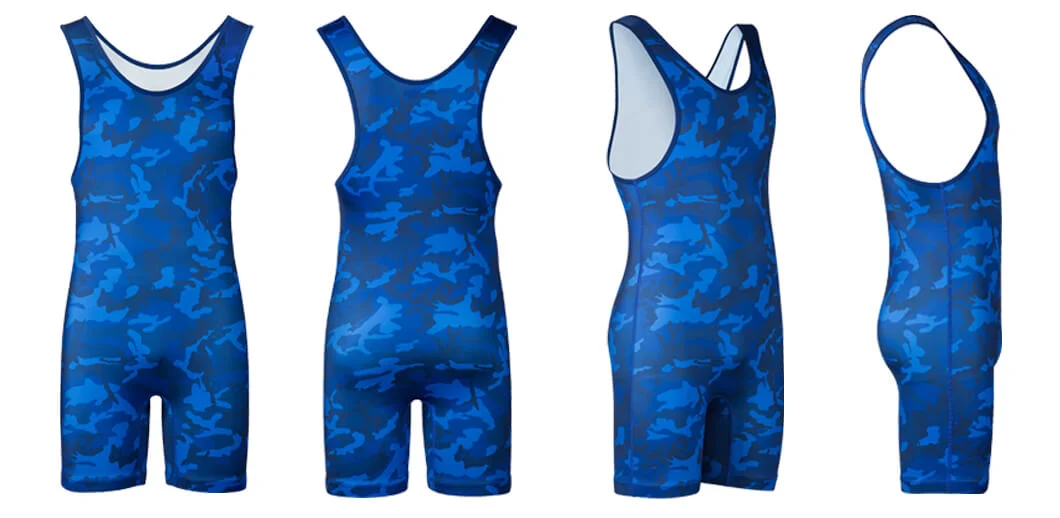 Spandex One Piece Tops Customize Powerlifting Singlet Wrestling Uniform Bodysuit