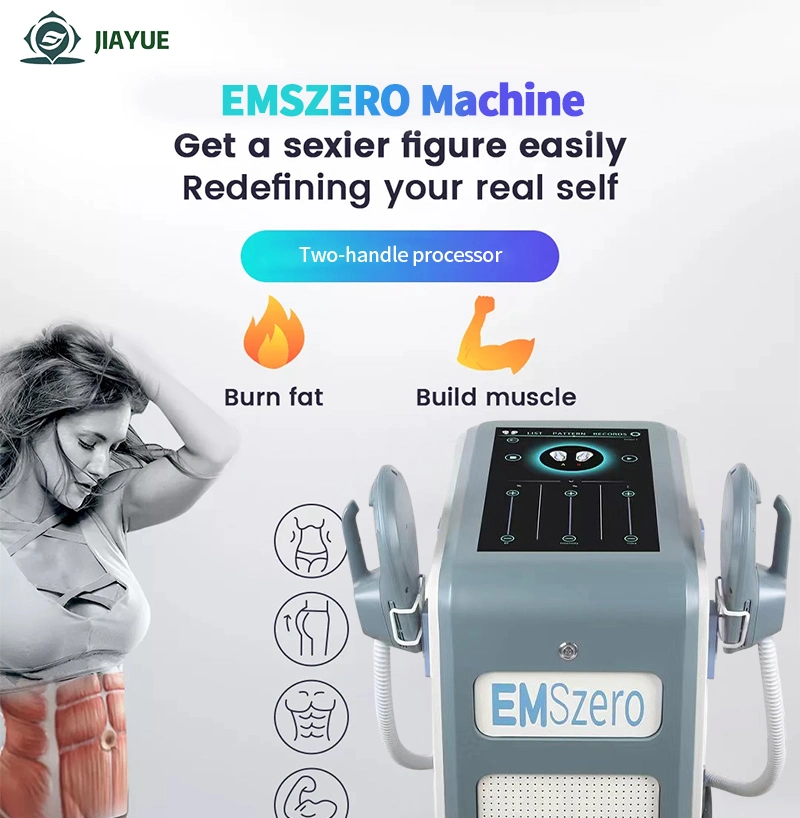 Upgrade EMS 2 Handles 4 Handles Hi EMT EMS Muscle Stimulator Body Slimming Shaping Machine Vacuum Butt Lifting Machine