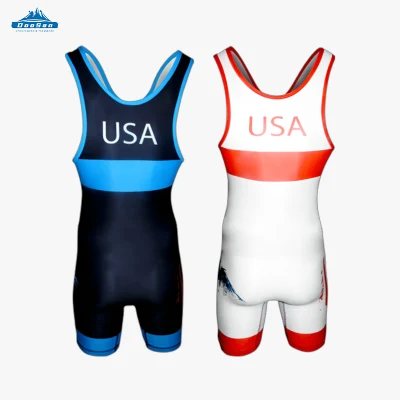 Benutzerdefinierte Sublimation Wrestling Singlet Wrestling Singlets Herren S & Mädchen Wrestling Singlet Body Wear Bodysuit