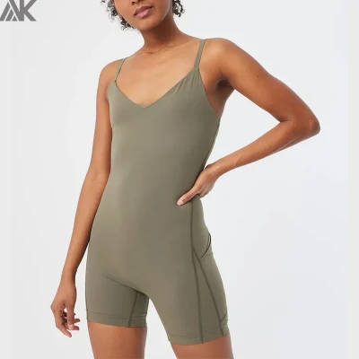 Damen Athletic Sportswear Gym Wear Bodysuit