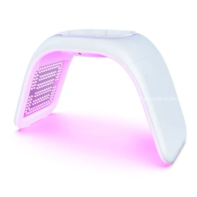 8-Farben-Gesichtsmaske PDT Foto-Bio-Therapie Rotlichttherapie LED-Lichttherapie Schönheitsmaske Sprühen von UV-Licht EMS Beauty