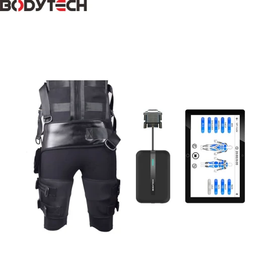 Bodytech Professional Microcurrent 20 Minuten EMS Elektroden 1V2 Wireless EMS Fitness Weste EMS Anzug Training