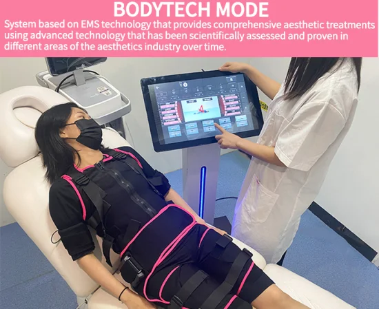 Bodytech Beauty Salon Gerät Verbrauch Kalorien EMS Session Vest Verbessert Cellulite Sculpting Body Wonder EMS Beauty Schlankheitsanzug